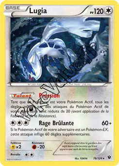 Carte Pokémon Lugia  n°78 de la série Impact des destins
