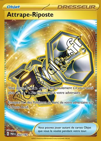 Carte Pokémon Attrape-Riposte n°264 de la série Faille Paradoxe